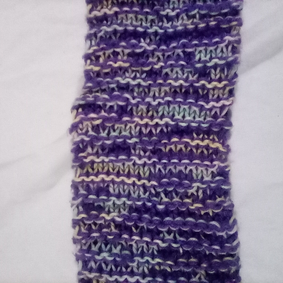 💜Handmade Oversized Crochet Scarf (5 x 94)💙 - Picture 3 of 10